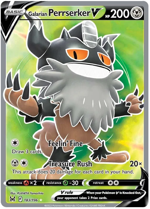 Galarian Perrserker V 183/196