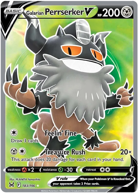 Galarian Perrserker V 183/196