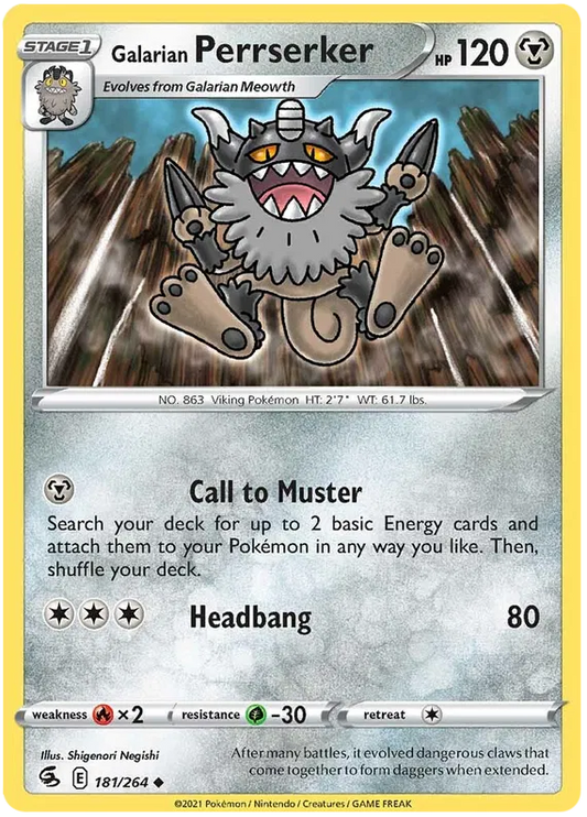 Galarian Perrserker 181/264