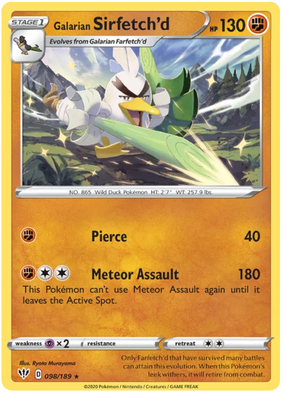 Galarian Sirfetch'd 098/189