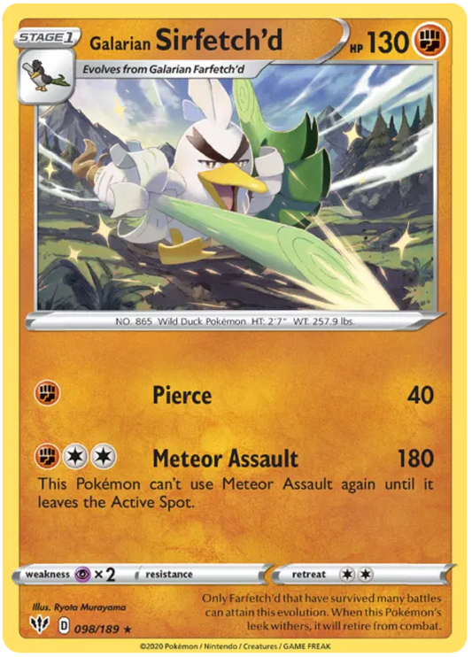 Galarian Sirfetch'd 098/189