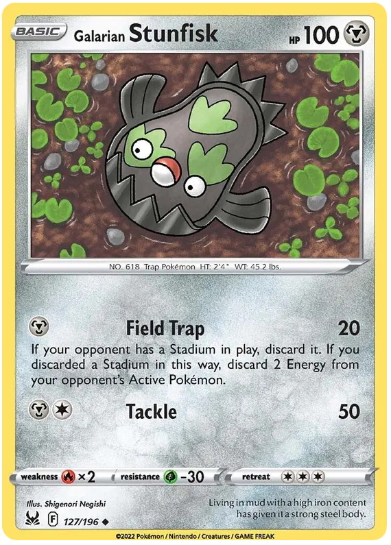 Galarian Stunfisk 127/196