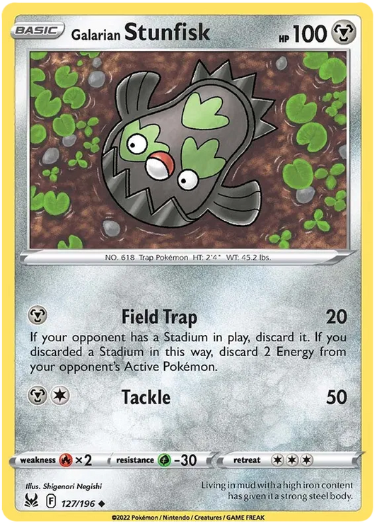 Galarian Stunfisk 127/196