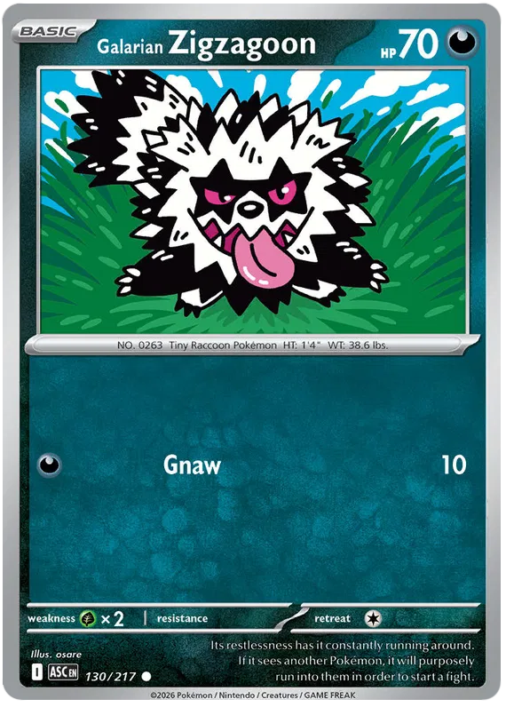 Galarian Zigzagoon 130/217