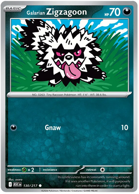 Galarian Zigzagoon 130/217
