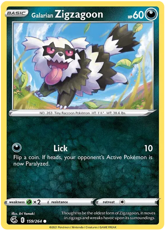 Galarian Zigzagoon 159/264