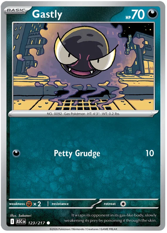 Gastly 123/217
