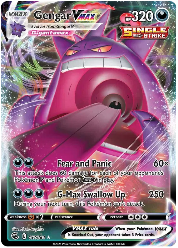 Gengar Vmax 157/264