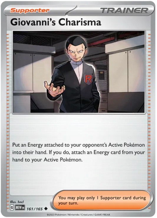Giovanni's Charisma 161/165
