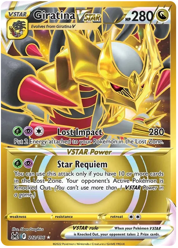 Giratina Vstar 212/196