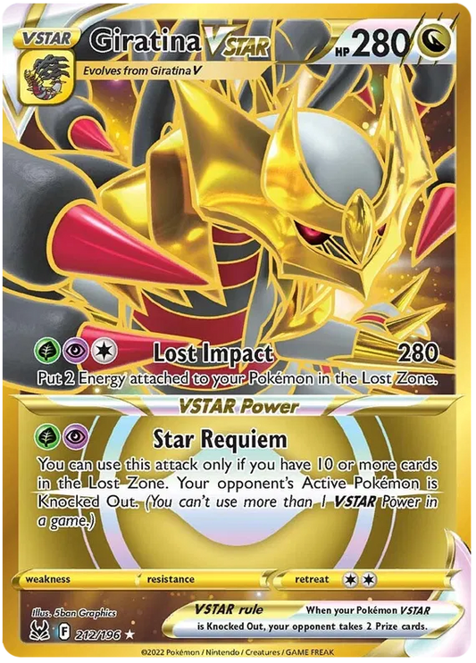 Giratina Vstar 212/196