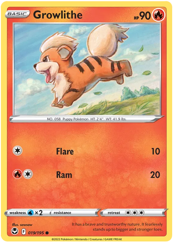 Growlithe 019/195