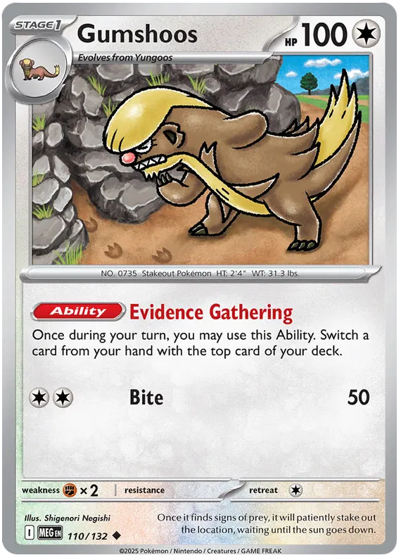 Gumshoos 110/132