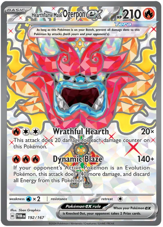 Hearthflame Mask Ogerpon EX 192/167