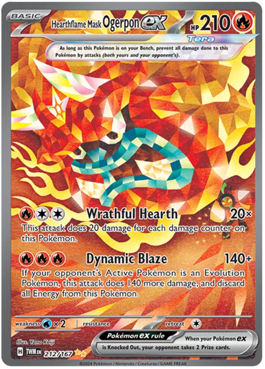 Hearthflame Mask Ogerpon EX 212/167