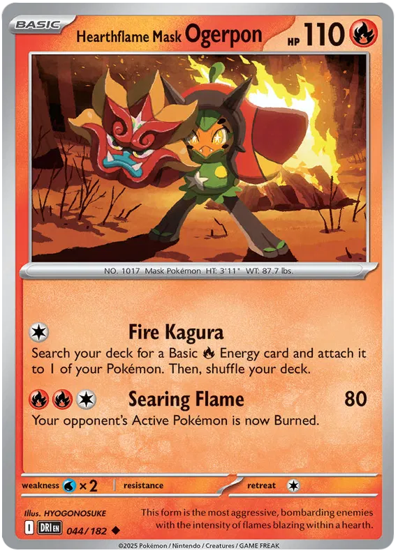Hearthflame Mask Ogerpon 044/182