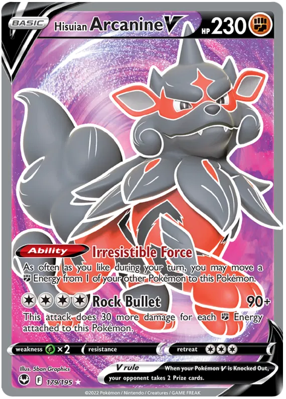 Hisuian Arcanine V 179/195