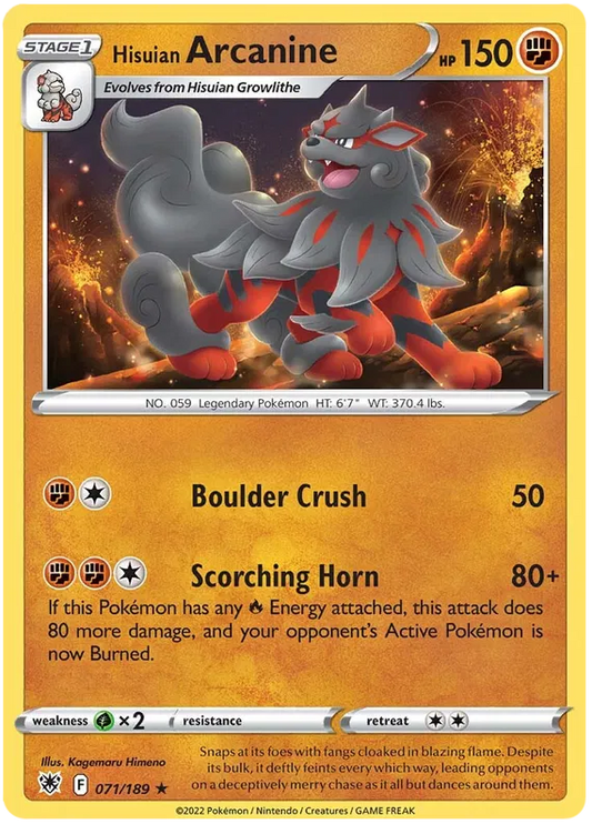 Hisuian Arcanine 071/189