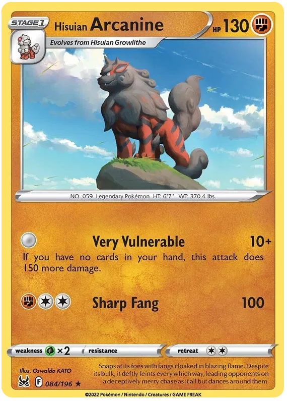 Hisuian Arcanine 084/196