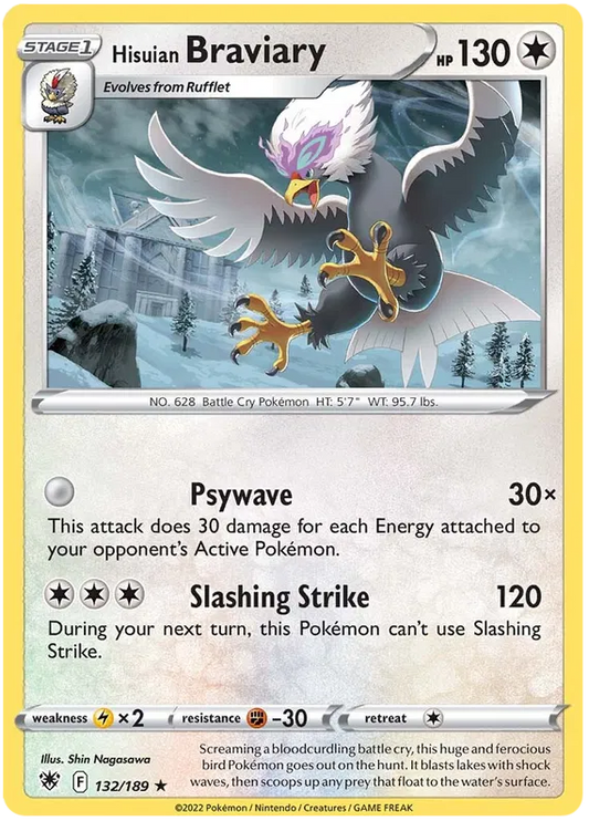 Hisuian Braviary 132/189