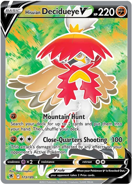 Hisuian Decidueye V 173/189