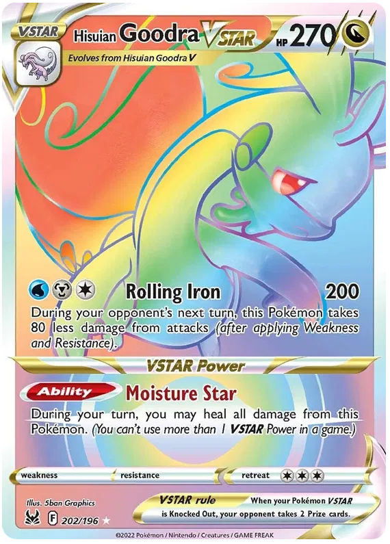 Hisuian Goodra Vstar 202/196