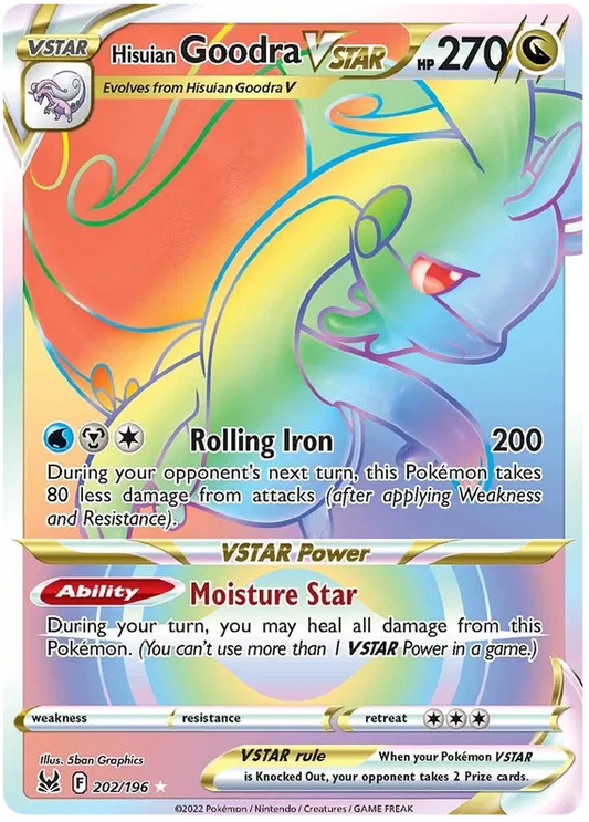 Hisuian Goodra Vstar 202/196