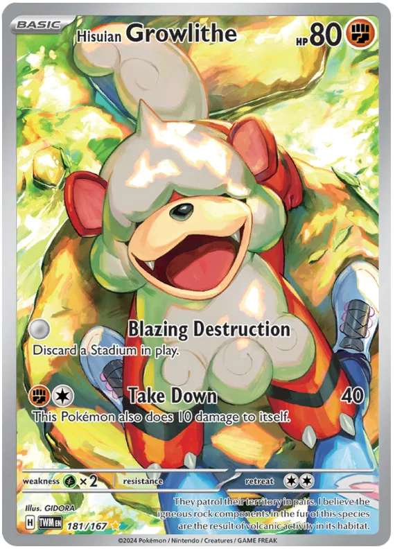 Hisuian Growlithe 181/167