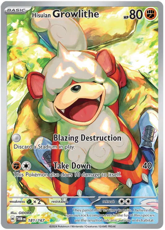 Hisuian Growlithe 181/167