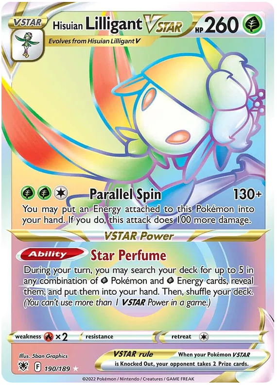 Hisuian Lilligant Vstar 190/189