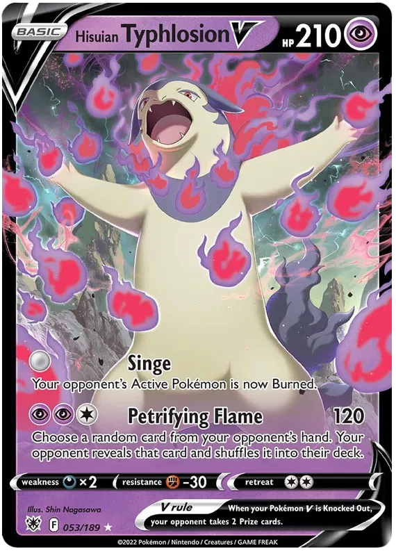 Hisuian Typhlosion V 053/189