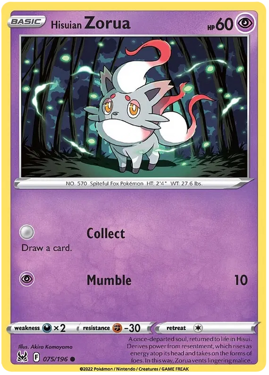 Hisuian Zorua 075/196