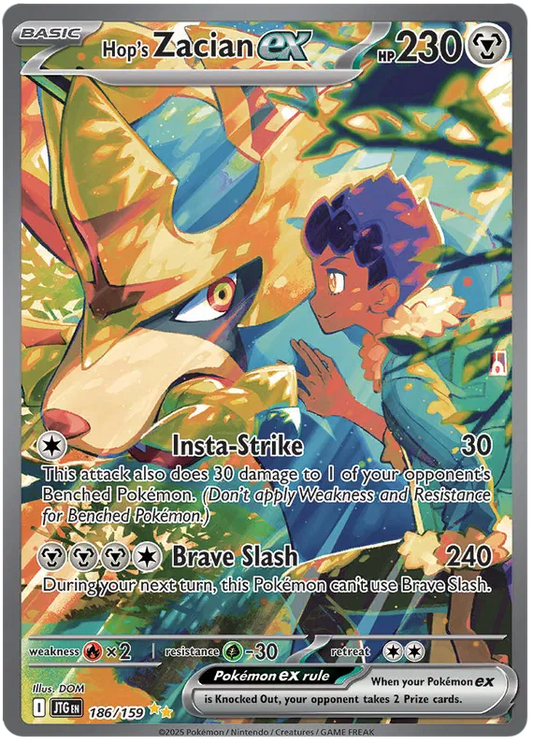 Hop's Zacian EX 186/159