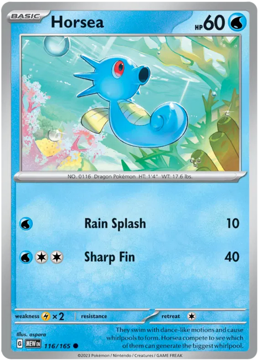 Horsea 116/165