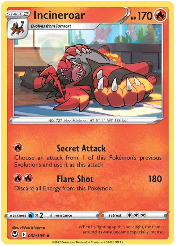 Incineroar 032/195