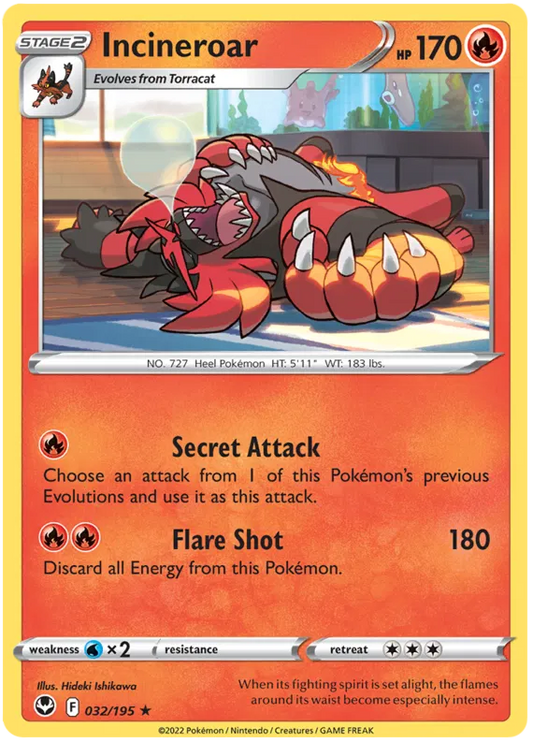 Incineroar 032/195