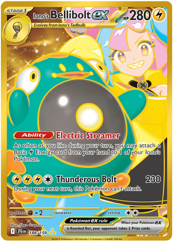 Iono's Bellibolt EX 188/159