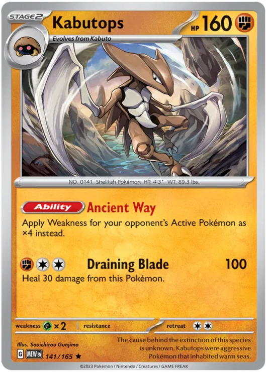 Kabutops 141/165