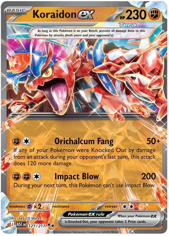 Koraidon EX 121/217