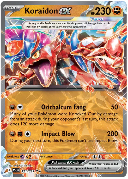 Koraidon EX 121/217