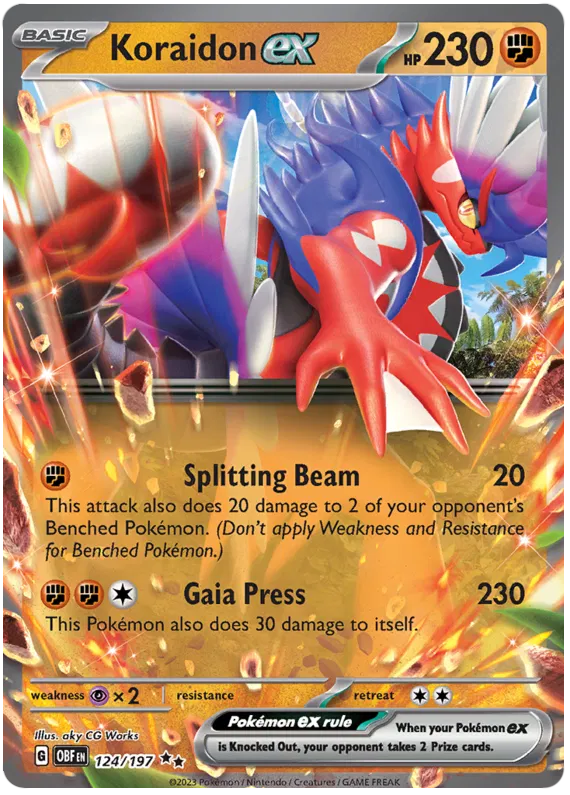 Koraidon EX 124/197