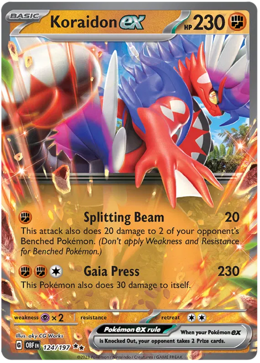 Koraidon EX 124/197