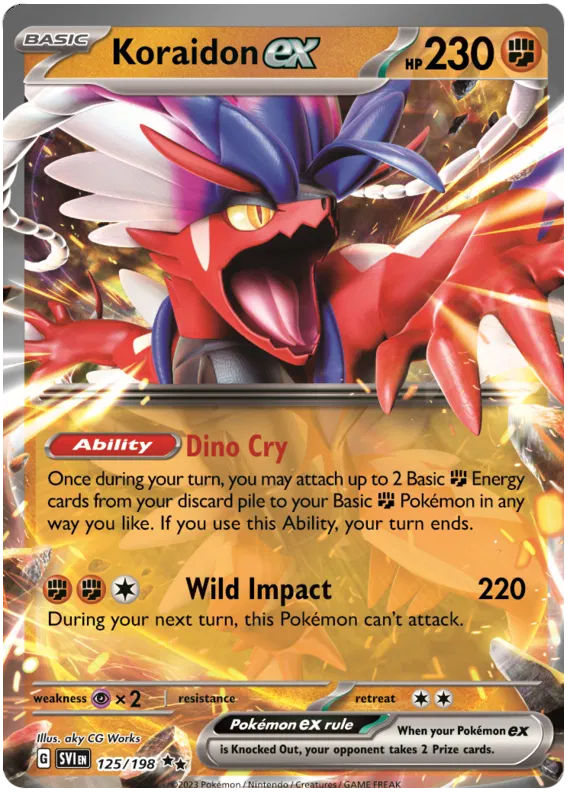 Koraidon EX 125/198