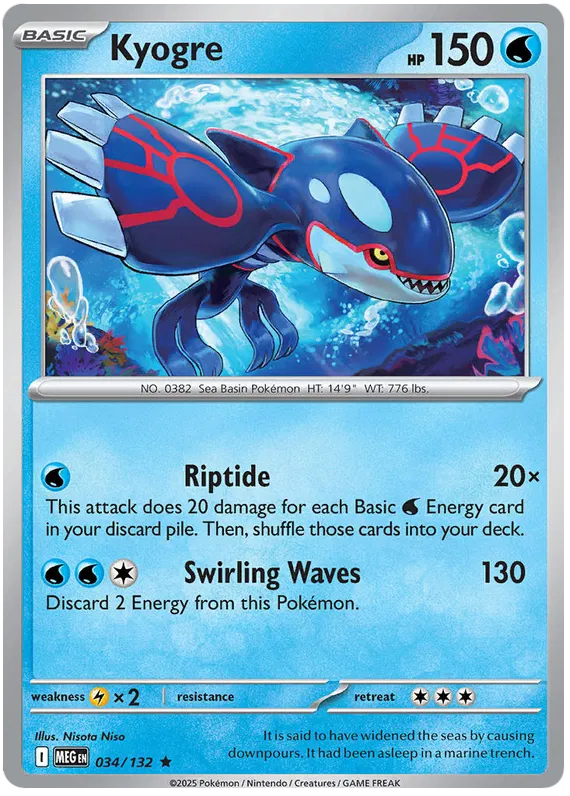 Kyogre 034/132