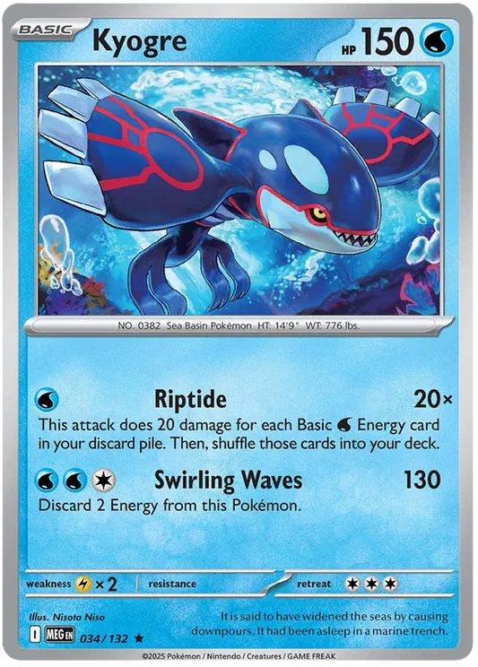 Kyogre 034/132