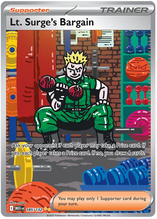 Lt. Surge's Bargain 185/132