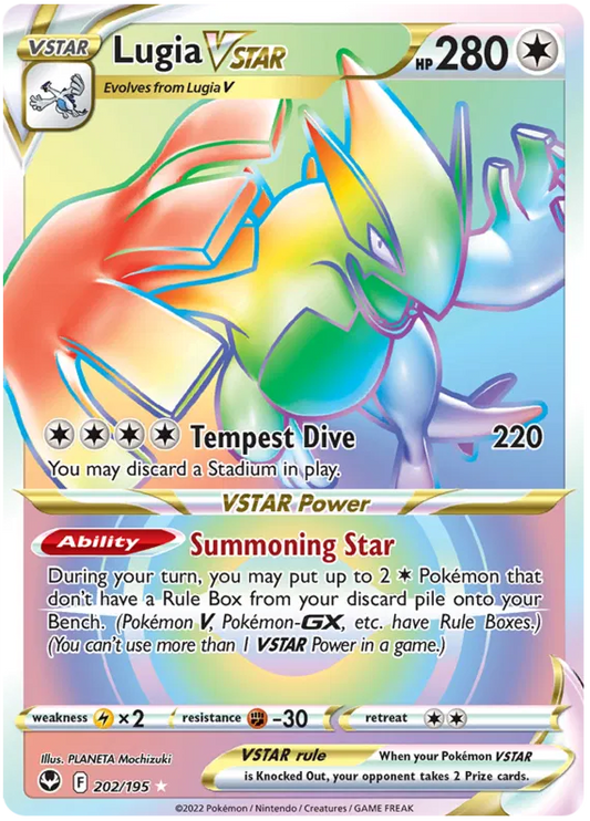 Lugia Vstar 202/195
