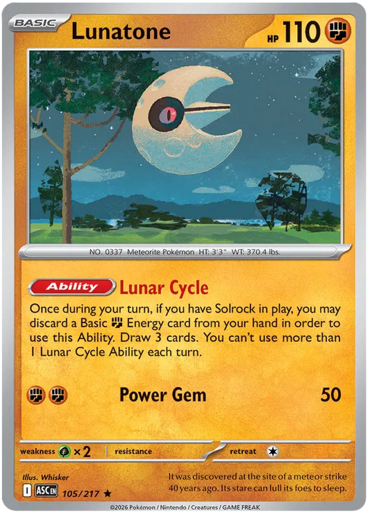 Lunatone 105/217