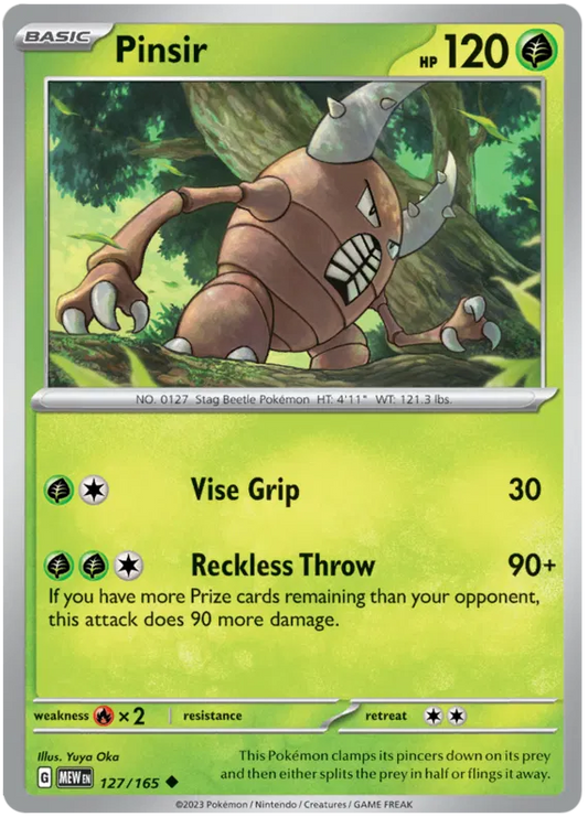 Pinsir 127/165