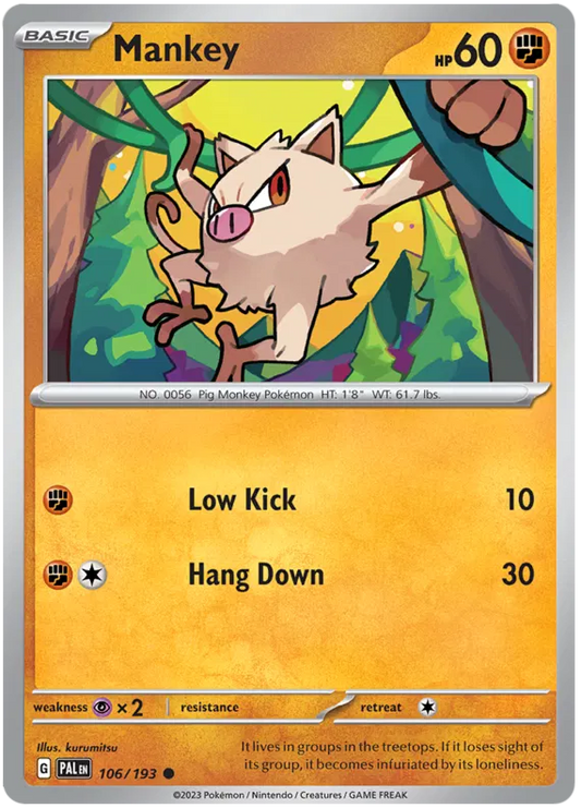 Mankey  106/193
